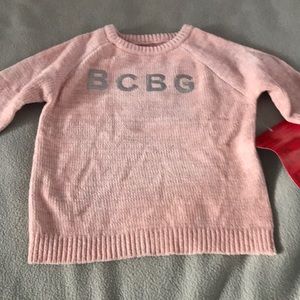 BCBG girls sweater size 3T pink New